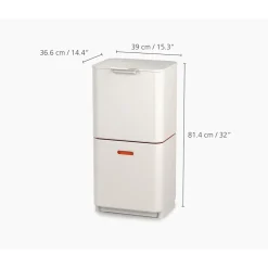 Abfalltrennungs- und Recyclingbehälter Totem Max Stein