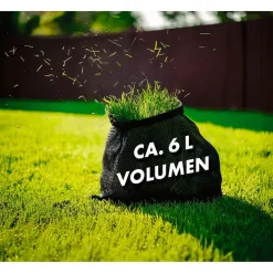 Akku-Rasentrimmer RuWi mit Auffangbehälter 12V