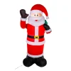 Aufblasbarer Weihnachtsmann mit beweglichem Arm, 180 cm