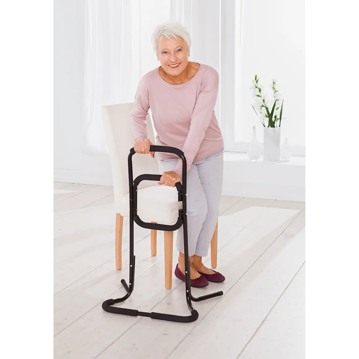 Aufsteh-und Sitzhilfe