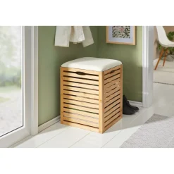 Bambus-Aufbewahrungshocker