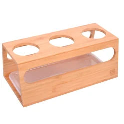 Bambushalter für 3 Sodastream-Flaschen Wibschla 33