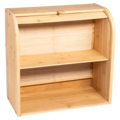 Bambus-Rollladen-Regal