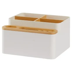 Bambus-Schreibtisch-Organizer