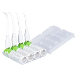 Batterien AA Mignon 1.400 mAh,﻿ wiederaufladbar, 4 Stück