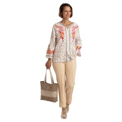 Bequem-Schlupfhose 7/8 „Elegant“ beige