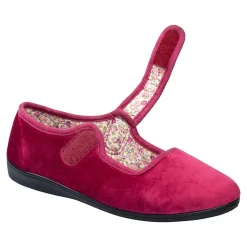 Übergangs-Hausschuhballerina „Rose“ mit Wechselsohle