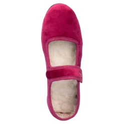 Übergangs-Hausschuhballerina „Rose“ mit Wechselsohle