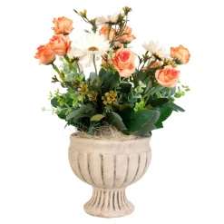 Blumengesteck im Pokal