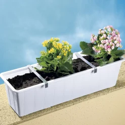 Blumenkasten-Klammern, 4 Stück