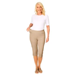Capri-Schlupfjeans „Dunja“ beige