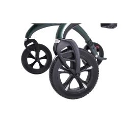 Carbon Rollator inklusive Tasche, faltbar British Racing Green