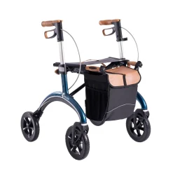 Carbon Rollator inklusive Tasche, faltbar Midnight Blue