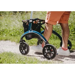 Carbon Rollator inklusive Tasche, faltbar Midnight Blue