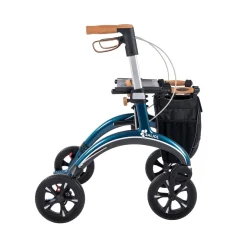 Carbon Rollator inklusive Tasche, faltbar Midnight Blue