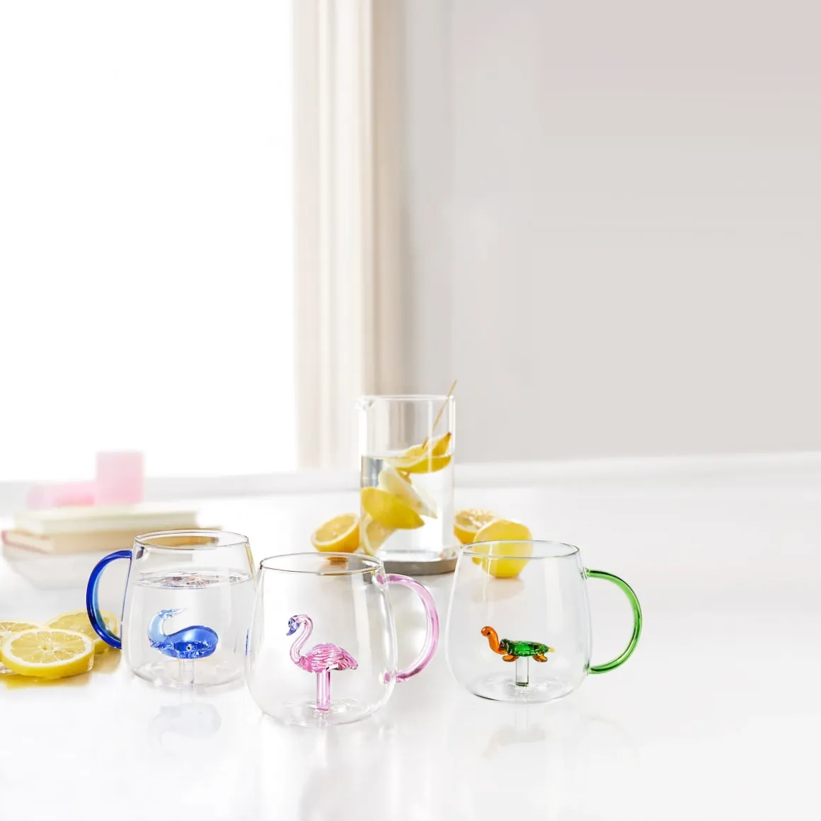 3D Glas-Tasse, 350 ml Schildkröte