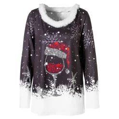 Damen-Shirt „Festtage“ schwarz