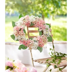 Deko-Kunstblumenkranz „Hortensien“