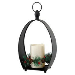 Deko-Laterne „Weihnachtskerze“