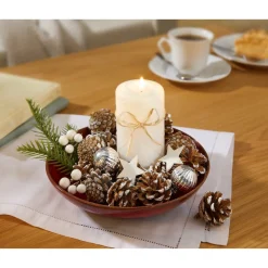 Dekomaterial „Natur“ weiß