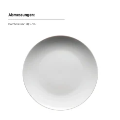 Dessertteller, Porzellan Barca