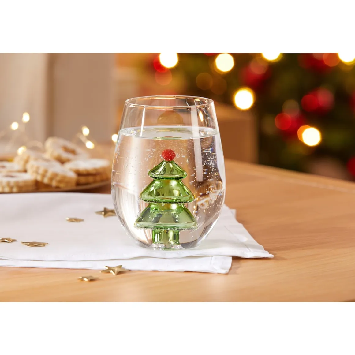 3D-Glastasse „Tannenbaum“, 300 ml