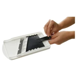 Dick- und Dünnschneider mit Restehalter, 2-teilig