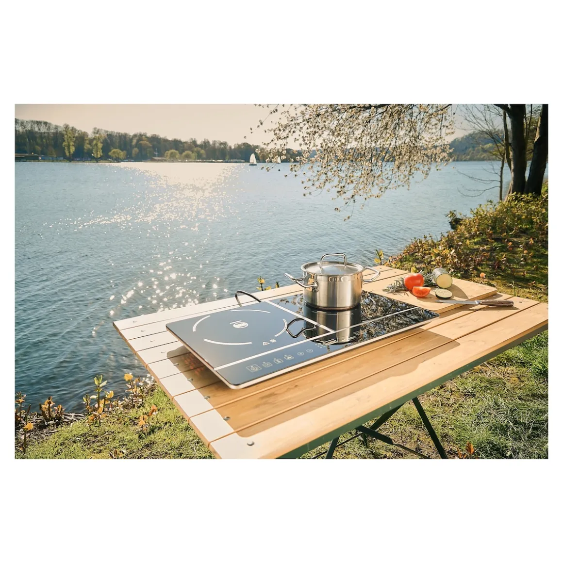 Doppel-Induktionskochplatte