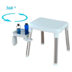 Duschhocker mit Ablage