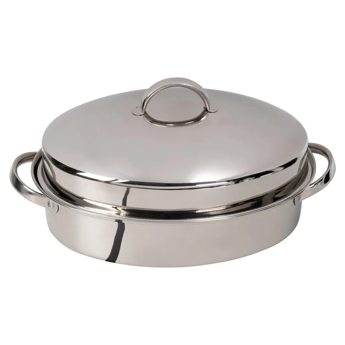 Edelstahl-Bräter mit Gittereinsatz, 3 l