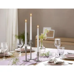 Edelstahl-Kerzenständer 3 Stück