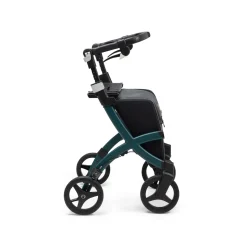 Einkaufsrollator Rollz Flex mit Sitz und Tasche, faltbar Jungle Green