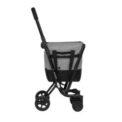 Einkaufstrolley EASY GO Fresh grau-schwarz