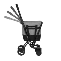 Einkaufstrolley EASY GO Fresh grau-schwarz