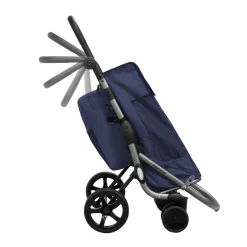 Einkaufstrolley GO PLUS PREMIUM blau