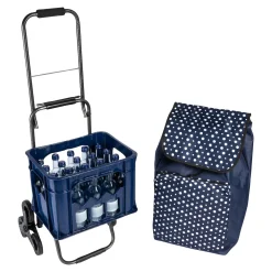 Einkaufstrolley „Treppensteiger Punkte“ 2.0