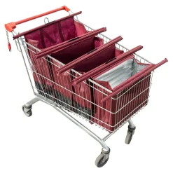 Einkaufswagentasche, faltbar, 4 Stück