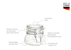 Einmachglas mit Deckel, 50 cl GOTHIKA