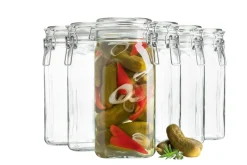Einmachglas mit Deckel, 1,45 l GOTHIKA 6 x Einmachglas