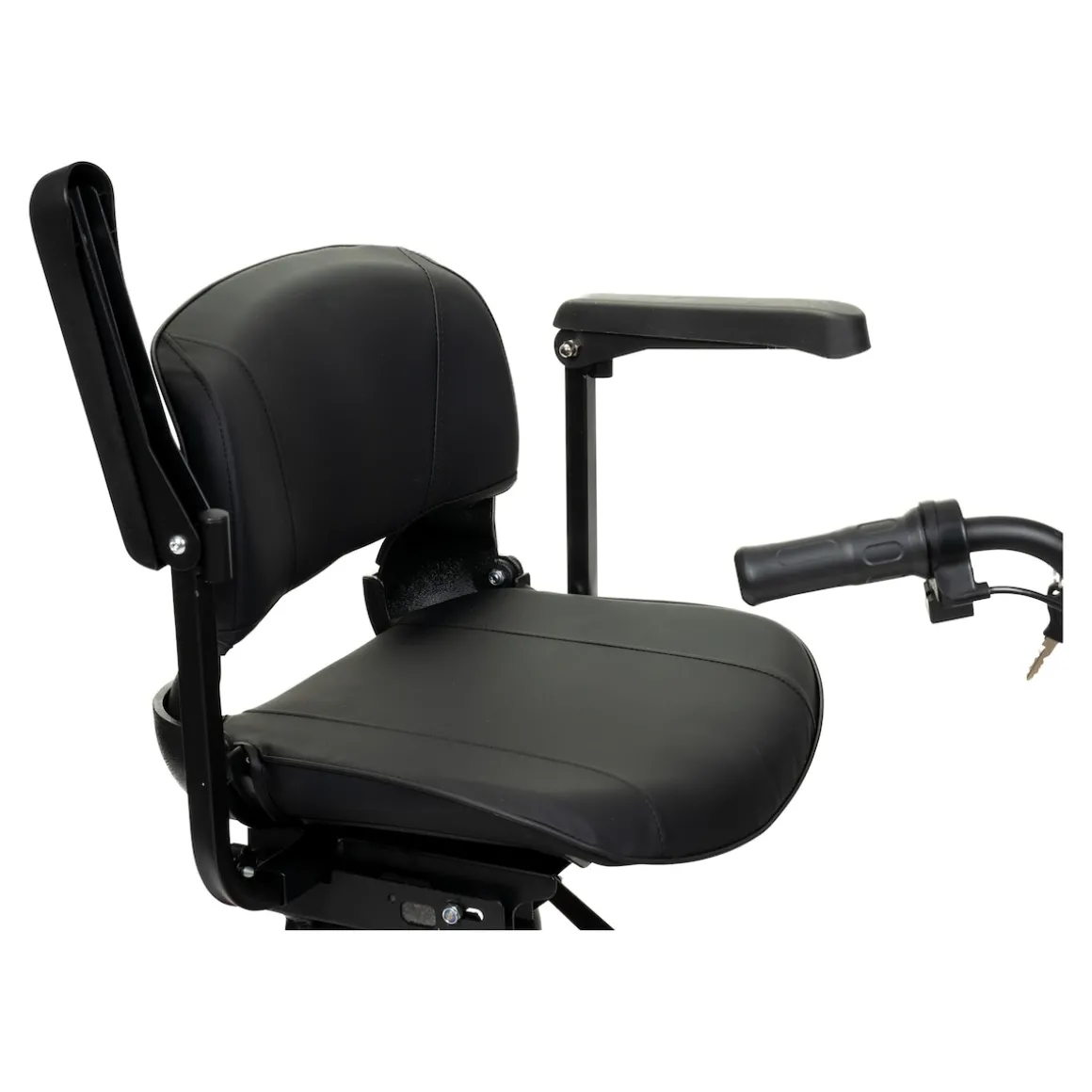 Elektroroller AT52317 mit Tasche & Korb blau