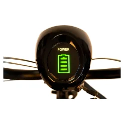 Elektroroller AT52317 mit Tasche & Korb blau