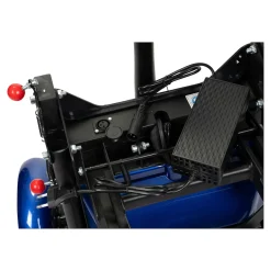 Elektroroller AT52317 mit Tasche & Korb blau