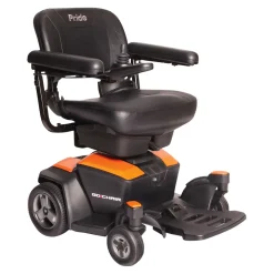 Elektrorollstuhl M35+ mit Staufächern, 6 km/h orange