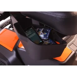 Elektrorollstuhl M35+ mit Staufächern, 6 km/h orange