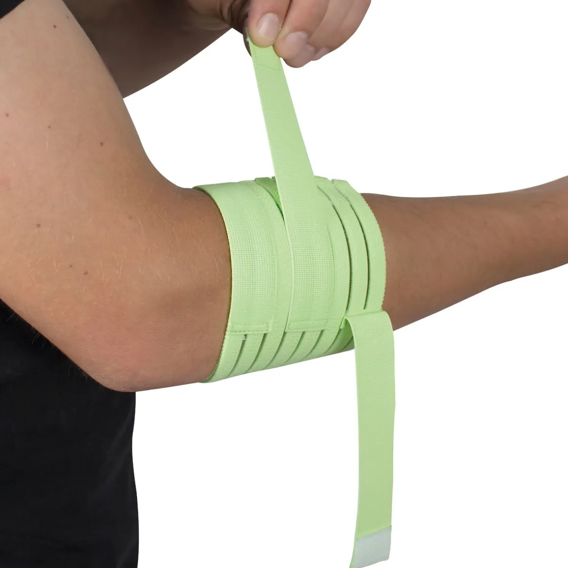 Ellenbogenbandage, recycled Grün