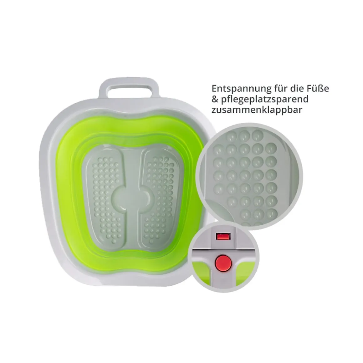 Faltbares Fußbad