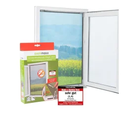 Fenster-Insektennetz "Magic Klick" mit Magnetbefestigung, 150x130 cm, zuschneidbar