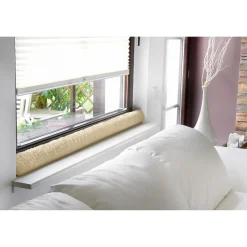 Fenster-Zugluftstopper natur