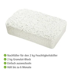 Feuchtigkeitskiller Nachfüllpackung, Raumentfeuchter 2 kg