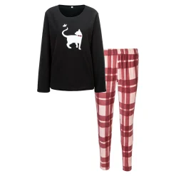 Fleece-Schlafanzug „Katze“